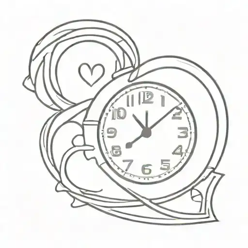 Heart Shaped Clock