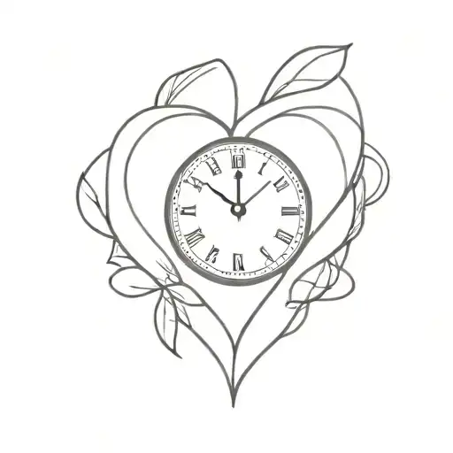 Heart Shaped Clock