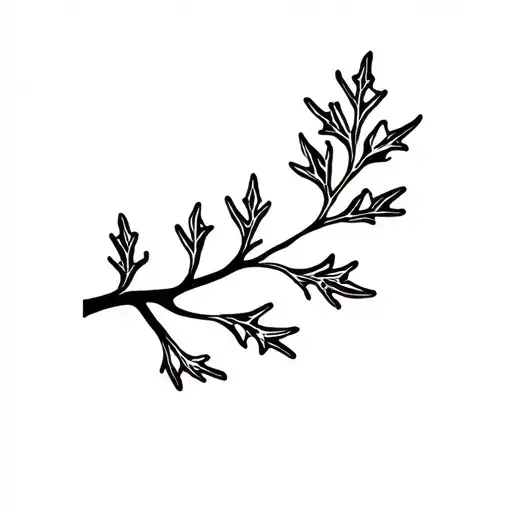 Oak Branch Representing A Family