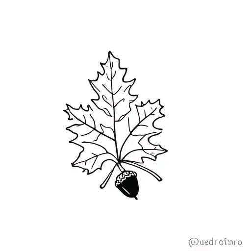 Oak Leaf And Acorn