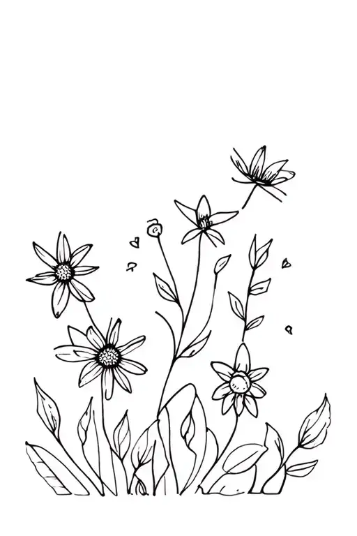 Happy Solar Flowers Flowers
