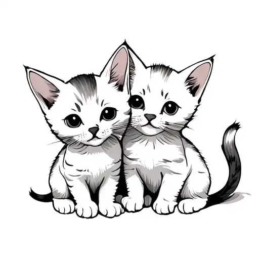 Foam Tattoo Kittens
