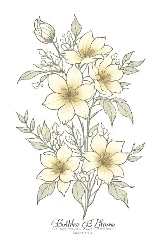 Birth Flower Bouquet