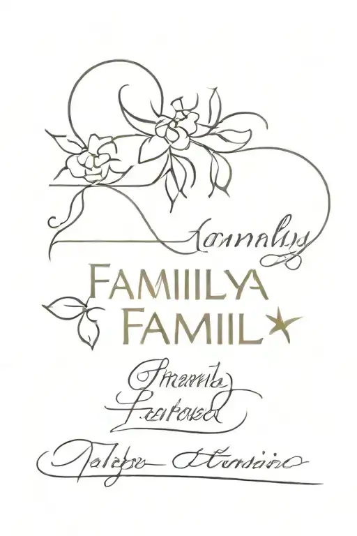 Names Of My Family