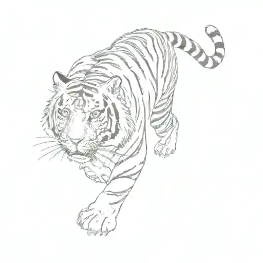 Retarded Tiger In Weird Angle