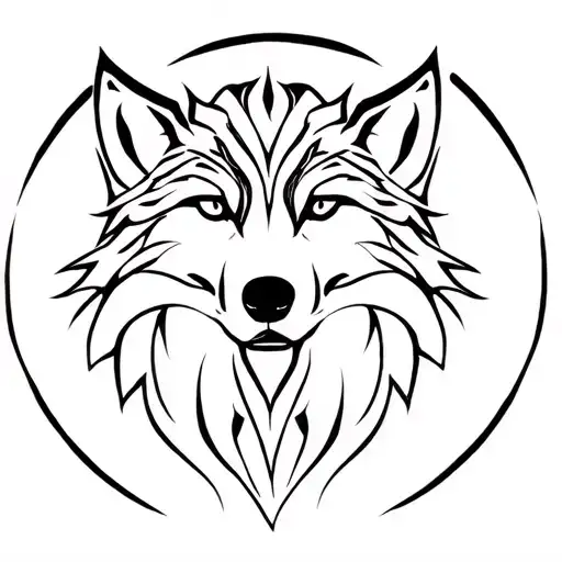 Tribal Wolf