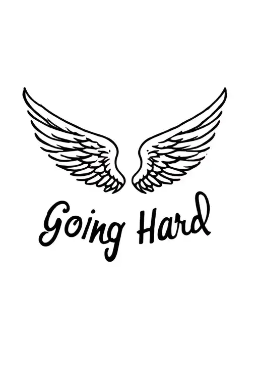Wings With Written Going Hard