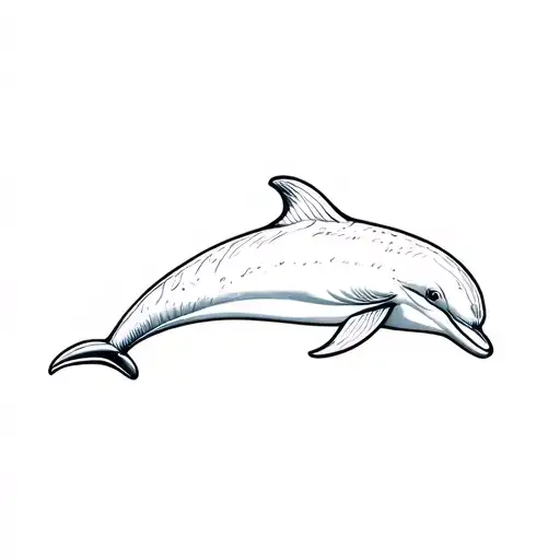 A Dolphin Jumping Out Of The Water