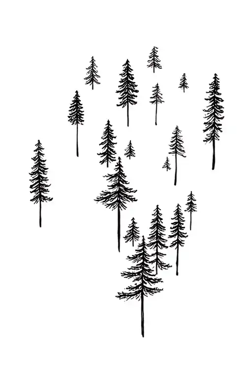 Pine Tree Forest