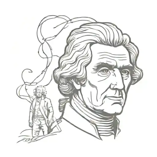 Thomas Jefferson With Slaves