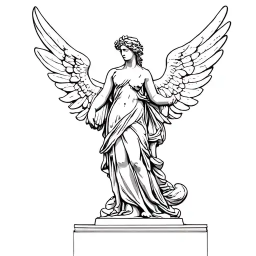 Winged Victory Of Samothrace Statue