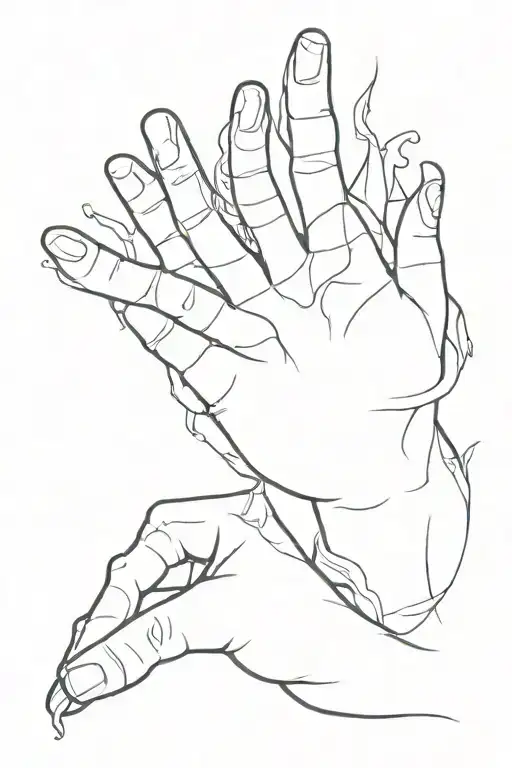 Hands Make Of Smoke