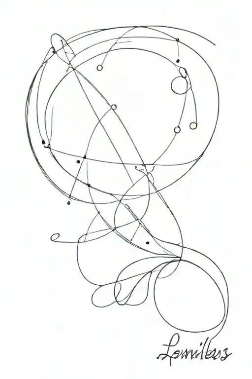 A Tattoo Design With Word Loneliness