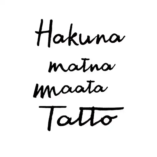 Text Hakuna Matata