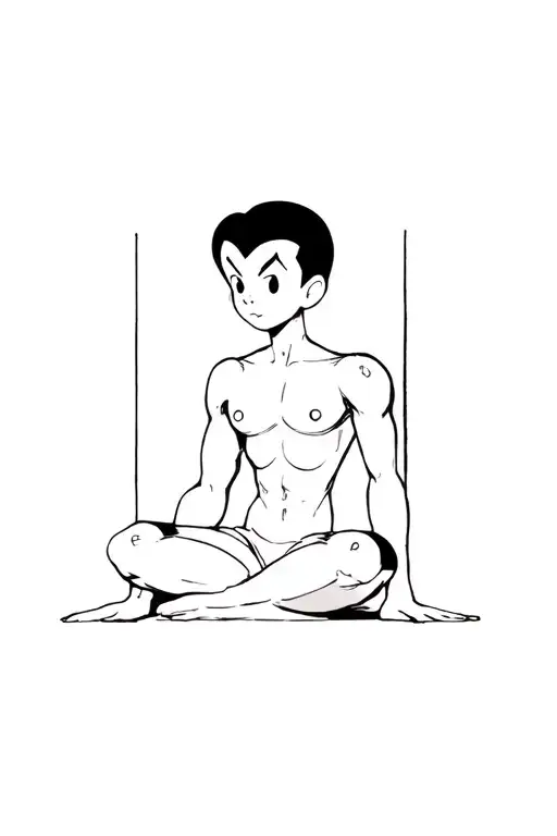 Astro Boy Sitting Alone