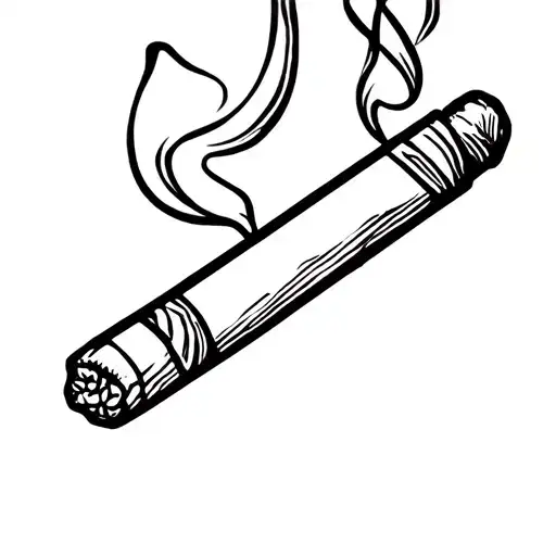 Cover Smoking A Cigar