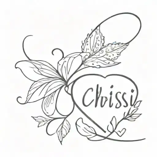 Name Chrissi With Heart
