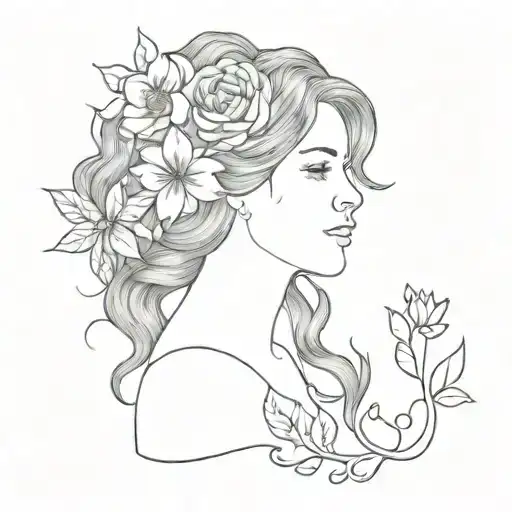 The Lumineers Flowers In Her Hair Tatoo Design