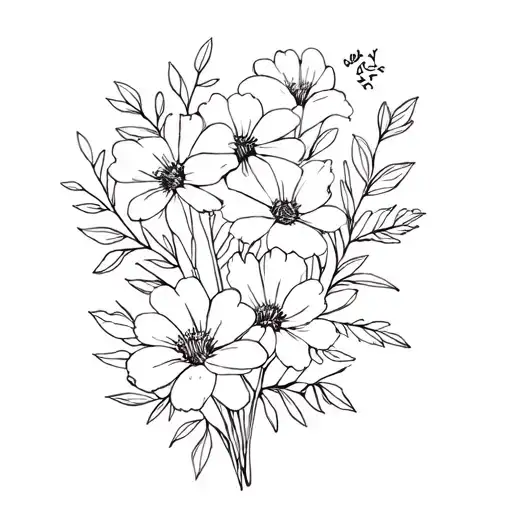 Birth Month Flower Bouquet For March February June December August