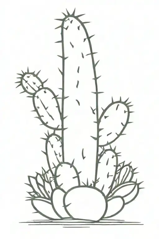 Cactus Without Pot