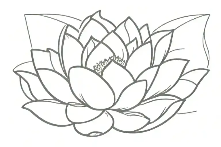 Lotus Flower With