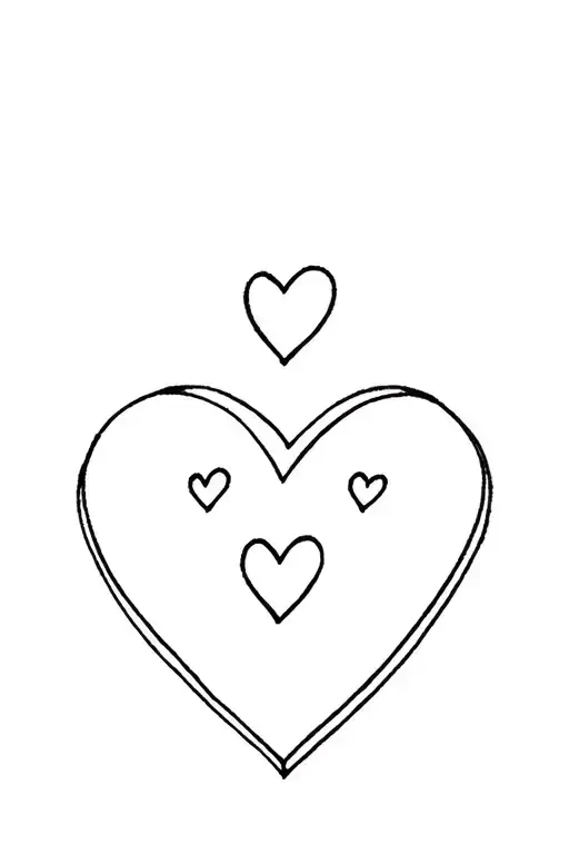 One Big Heart With Three Little Hearts