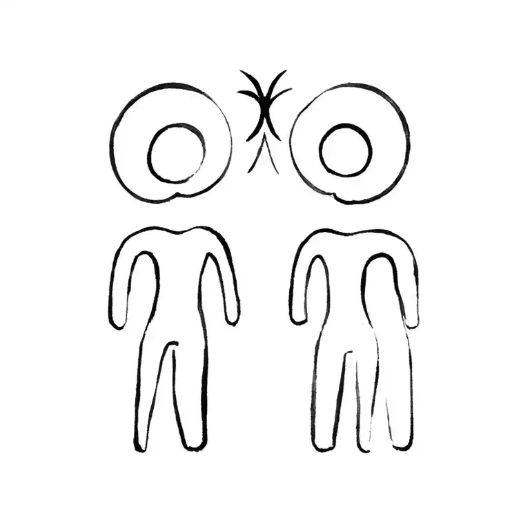 Father Ans Sons Symbols Representing