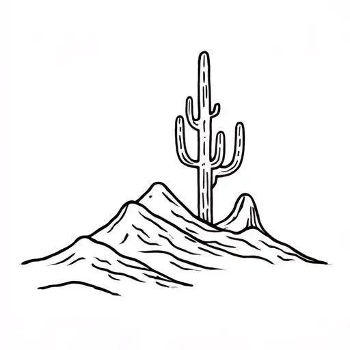 Wave Cactus Sequoia Mountain