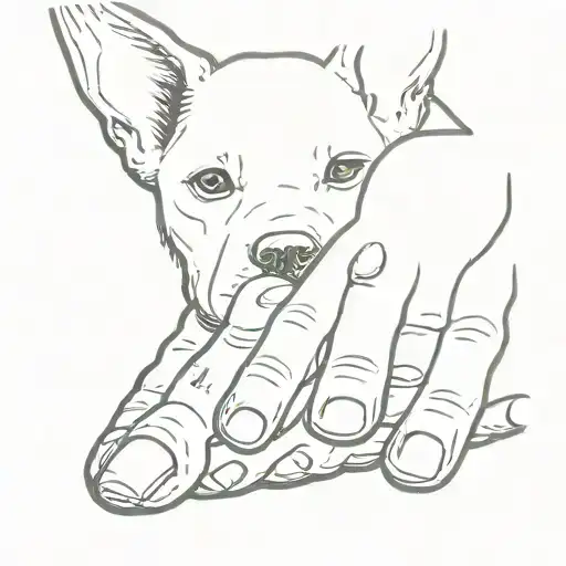 Dog And My Boyfriend Finger Print