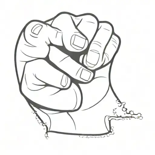 53 Nord Text And Fist