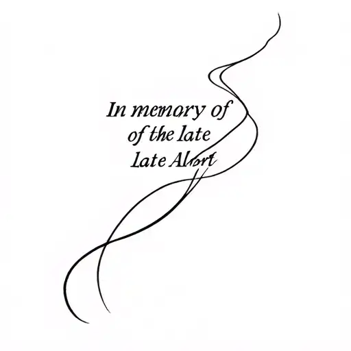 In Memory Of The Late Albert