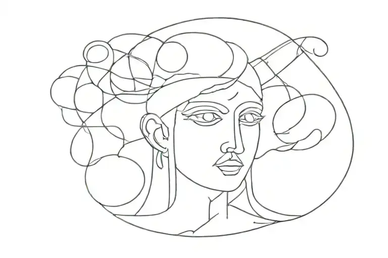 Fine Line Greece God