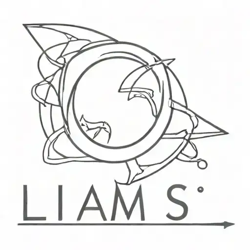 Liam's Name With Halo