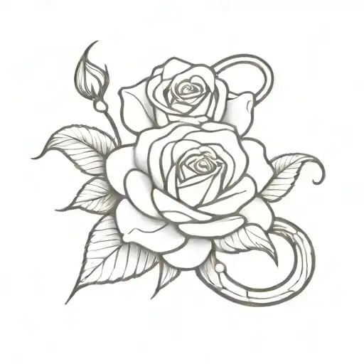 Snake Roses Blooming