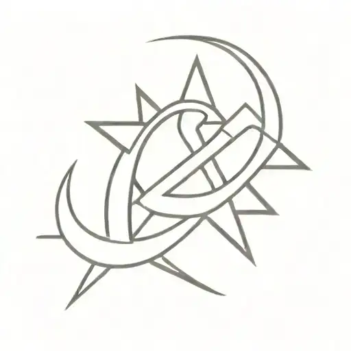 Hammer And Sickle Representing The Strength