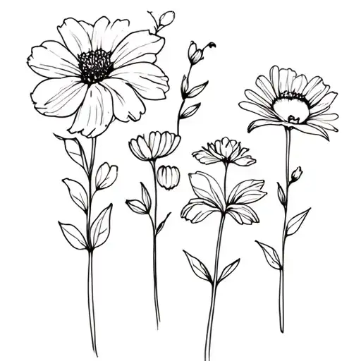 August March January Birth Flowers