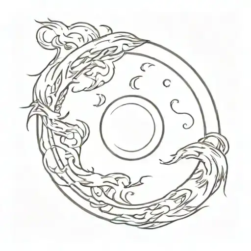 The Earth Burns In A Circle Of Fire