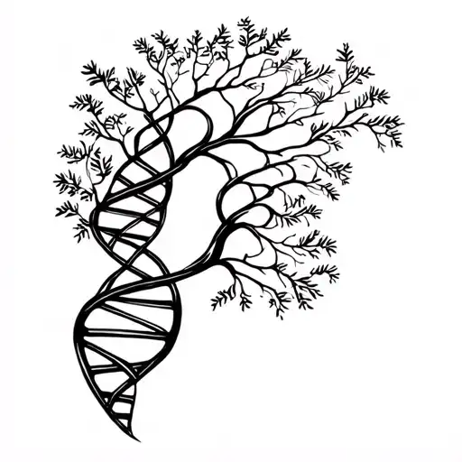 Dna Helix Tree Science