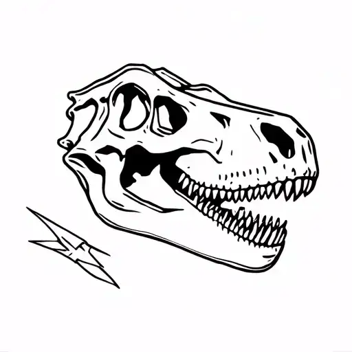 Flash T Rex Skull