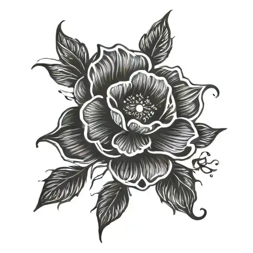 Coverup Tattoo With Flower