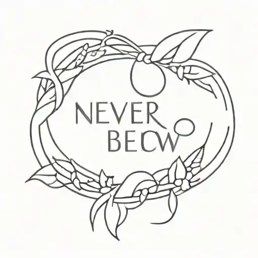 Never Above Never Below Always By Your Side