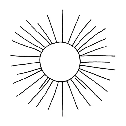 Gemoetrical Sun Rays