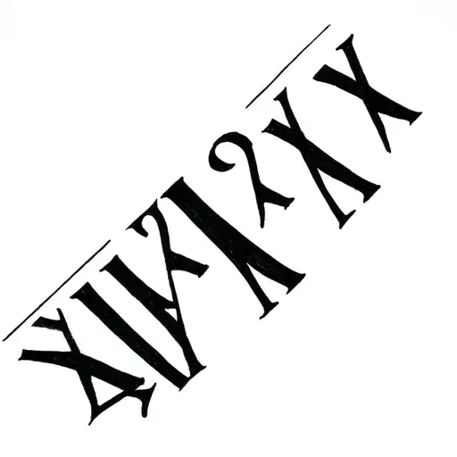 12-31-2002 In Roman Numerals Representing Important Dates