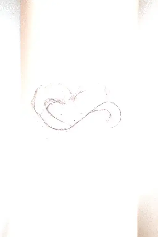 Dragon In The Shape Of An Infinity Symbol Incorporated Add Dot Work