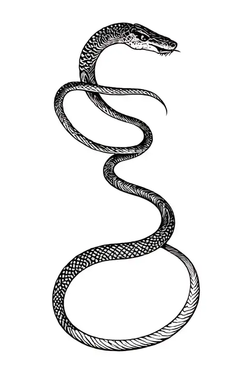 Trident Snake Wrapped