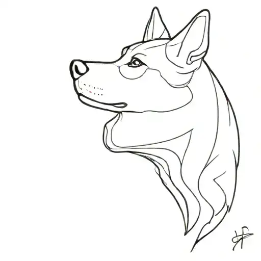 Dog Tattoo Design