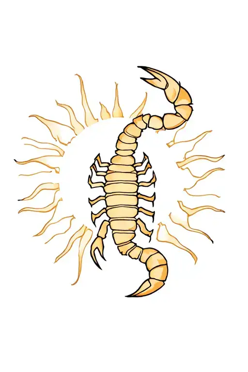 Scorpion And Sun