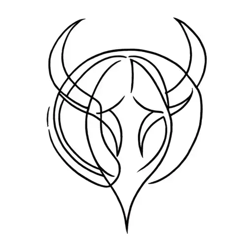 Taurus And Gemini Zodiac Sign Intertwined