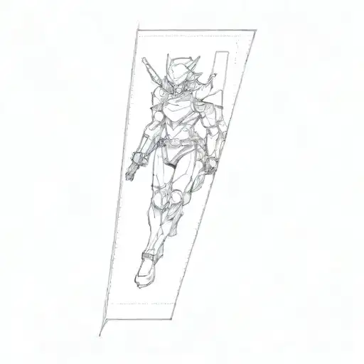 A Character From A Video Game