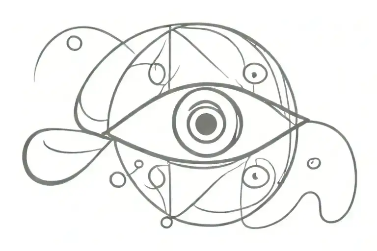 Evil Eye With Infinity Sign